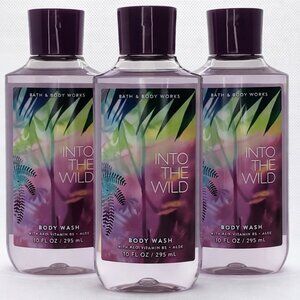 Bath & Body Works Body Wash Bundle INTO THE WILD 3Pack NEW